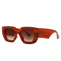 European And American Geometric Contrast Color Retro High-end Sunglasses main image 4