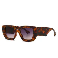 European And American Geometric Contrast Color Retro High-end Sunglasses main image 5