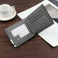 Men's Short Wallet Korean Leisure Large-capacity Wallet Card Holder Multi-card Ultra-thin Clutch main image 5