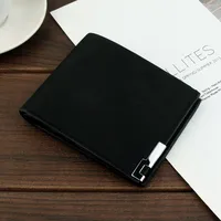 Men's Short Wallet Korean Leisure Large-capacity Wallet Card Holder Multi-card Ultra-thin Clutch sku image 2