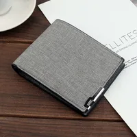 Men's Short Wallet Korean Leisure Large-capacity Wallet Card Holder Multi-card Ultra-thin Clutch sku image 3