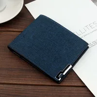 Men's Short Wallet Korean Leisure Large-capacity Wallet Card Holder Multi-card Ultra-thin Clutch sku image 1