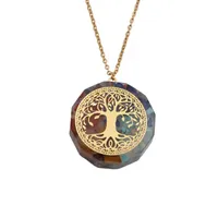 Hand Jewelry Cross-border Tree Of Life Eyes Star Pendant Necklace main image 2