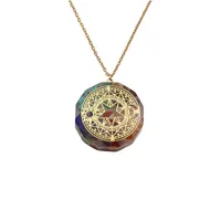 Hand Jewelry Cross-border Tree Of Life Eyes Star Pendant Necklace main image 3
