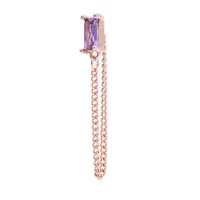 Geometric Rectangular Zircon Earrings Twisting Ball Piercing Studs sku image 17