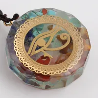 Hand Jewelry Cross-border Tree Of Life Eyes Star Pendant Necklace sku image 6