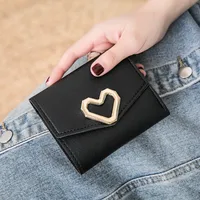 Women's Short Wallet Practical Three-fold Coin Purse Soft-faced Lady Card Bag main image 3