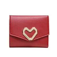 Women's Short Wallet Practical Three-fold Coin Purse Soft-faced Lady Card Bag main image 5