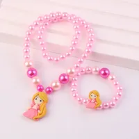 Children's Necklace  Pearl Princess Jewelry sku image 4
