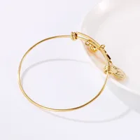 Fashion Letter Titanium Steel 18K Gold Plated In Bulk main image 2
