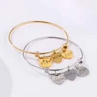 Fashion Letter Titanium Steel 18K Gold Plated In Bulk main image 4