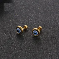 1 Piece Simple Style Eye 304 Stainless Steel Ear Studs main image 3