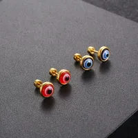 1 Piece Simple Style Eye 304 Stainless Steel Ear Studs main image 4