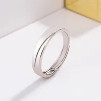 Korean Version Of Diamond-encrusted Zircon Copper Couple Rings main image 4