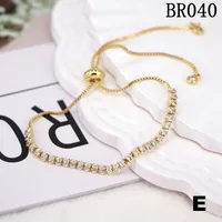 Fashion Geometric Copper Artificial Gemstones Bracelets In Bulk sku image 3