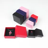 Simple Style Solid Color Paper Jewelry Boxes main image 1