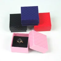 Simple Style Solid Color Paper Jewelry Boxes main image 4