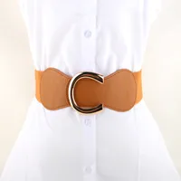 Retro Horseshoe Buckle Girdle Decorative Belt Fashion Wide Belt Wholesale main image 1
