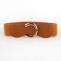 Retro Horseshoe Buckle Girdle Decorative Belt Fashion Wide Belt Wholesale main image 4