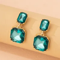 Fashion Letter Plating Alloy No Inlaid Earrings main image 4