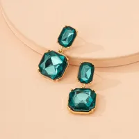 Fashion Letter Plating Alloy No Inlaid Earrings main image 2