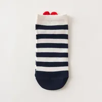 Socks Female Back Heel Small Heart Design Cotton Short Women's Socks sku image 3