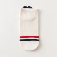 Socks Female Back Heel Small Heart Design Cotton Short Women's Socks sku image 4