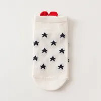 Socks Female Back Heel Small Heart Design Cotton Short Women's Socks sku image 1