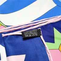 New Style 90cm Twill Silk Square Scarf Striped Horse Head Printing Fashion Scarf Shawl main image 4