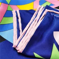 New Style 90cm Twill Silk Square Scarf Striped Horse Head Printing Fashion Scarf Shawl main image 5