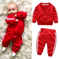 Children's Clothing Set Zipper Jacket Sports Two-piece Set main image 1
