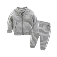 Children's Clothing Set Zipper Jacket Sports Two-piece Set main image 3