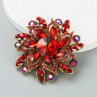 Alloy Diamond Super Flash Super Fairy Full Diamond Flower Brooch Female Wholesale sku image 2