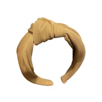 New Fashion Retro Solid Color Wide Brim Press Hairpin Headwear Wholesale main image 2