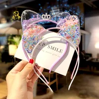 Children's Headband Korean Quicksand Crown Headband Hairpin Hair Accessories main image 1
