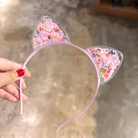 Children's Headband Korean Quicksand Crown Headband Hairpin Hair Accessories sku image 1