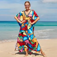 Women's Color Block Bohemian Cover Ups main image 4