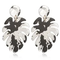Novelty Leaves Resin Drop Earrings sku image 3