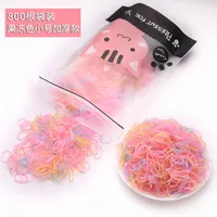 Children's Headdress Rubber Band Hair Tie Black Rubber Band Thickened Hair Rope sku image 15
