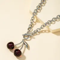 Retro Cherry Necklace main image 2