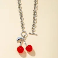 Retro Cherry Necklace main image 3
