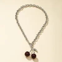 Retro Cherry Necklace main image 4