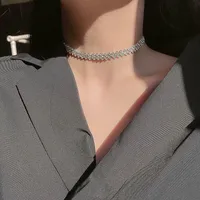 Fashion Full Diamond Multi-layer Necklace main image 3