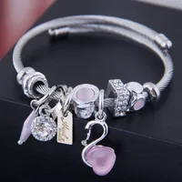 Fashion Simple Swan Bracelet main image 4