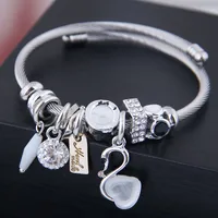 Fashion Simple Swan Bracelet main image 2