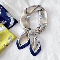 Simple Square Silk Scarf main image 3