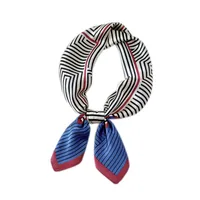 Simple Square Silk Scarf main image 5
