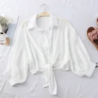 Fashion Simple Chiffon Shawl Cardigan Outer Jacket main image 8