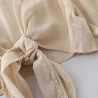 Fashion Simple Chiffon Shawl Cardigan Outer Jacket main image 3