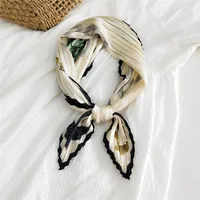Korean Thin Silk Small Square Scarf sku image 1
